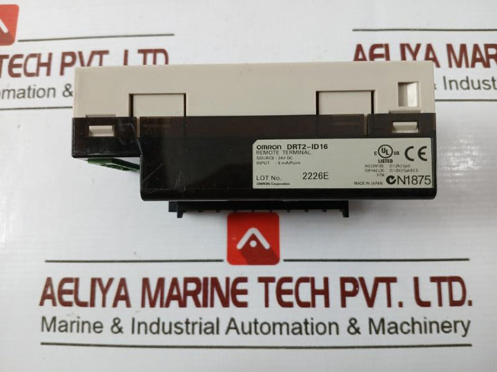 Omron Drt2-id16 Digital Input Unit 24Vdc 6 Ma/Point