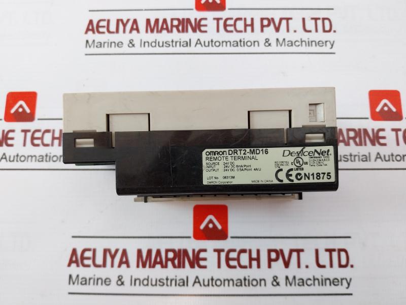 Omron Drt2-md16 Devicenet Unit Remote I/O Terminal With Transistor 24Vdc