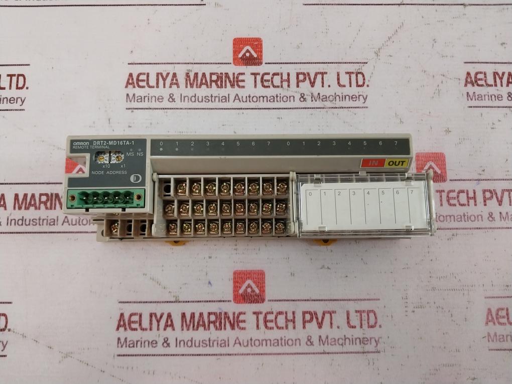 Omron Drt2-md16Ta-1 Transistor Remote I/O Terminals With 3-tier Terminal Block