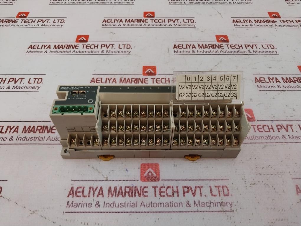 Omron Drt2-md16Ta-1 Transistor Remote I/O Terminals With 3-tier Termin ...
