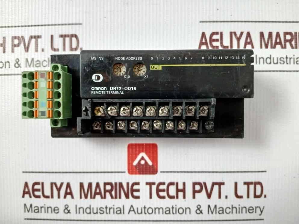 Omron Drt2-od16 Digital Output Unit Terminal Block Cpu 0998780-5B 03910Es