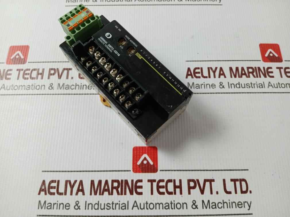Omron Drt2-od16 Digital Output Unit Terminal Block Cpu 0998780-5B 03910Es