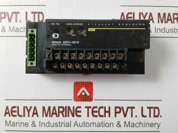 Omron Drt2-od16 Digital Output Unit Terminal Block Pcb 24V Dc 0.5A/Point