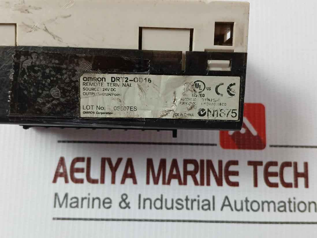 Omron Drt2-od16 Digital Output Unit Terminal Block Pcb 24V Dc 0.5A/Point