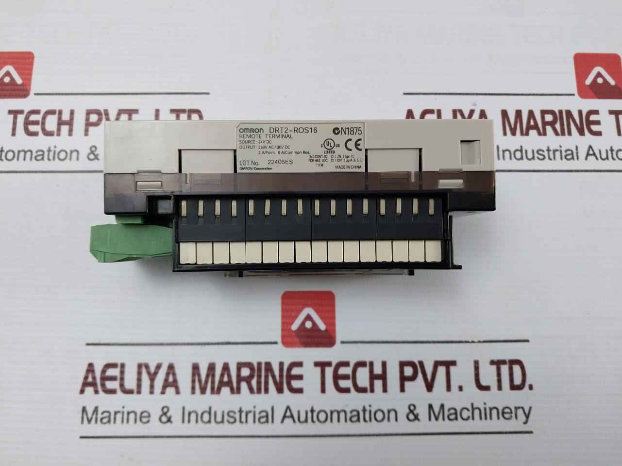 Omron Drt2-ros16 Remote I/O Terminal With Relay 250V Ac/ 30V Dc