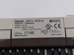 Omron Drt2-ros16 Remote I/o Terminal With Relay Output 250v Ac/ 30v Dc 2a