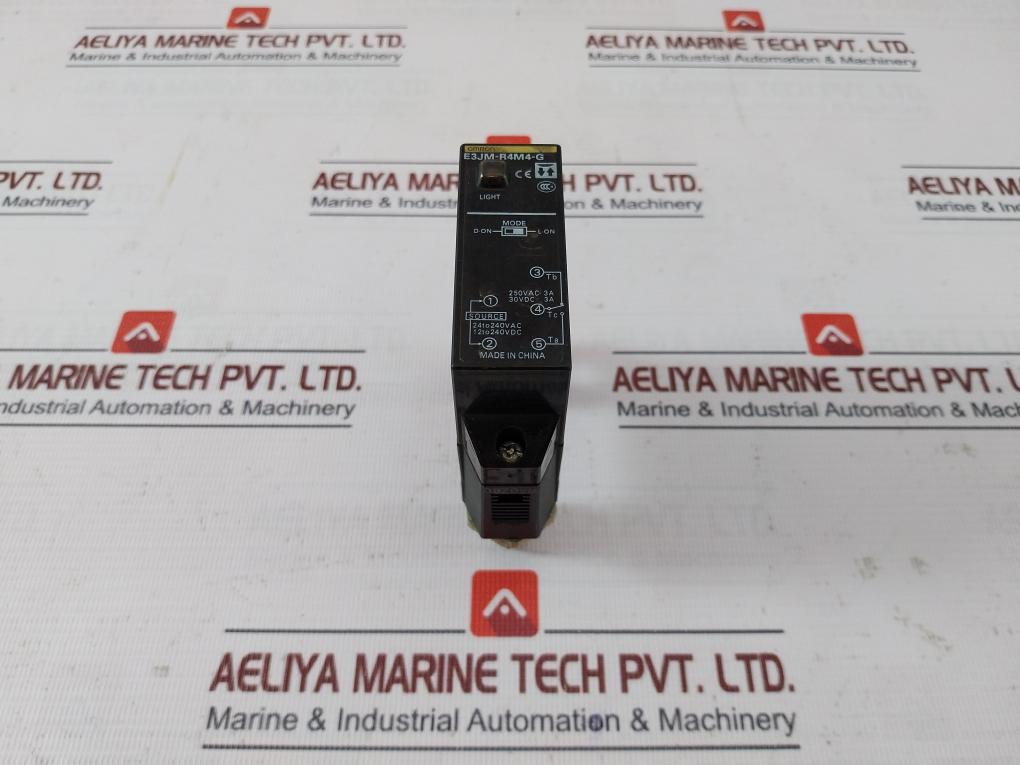 Omron E3Jm-r4M4-g Photoelectric Sensor 24-240Vac 12 To 240Vdc 250Vac 3A 30Vdc