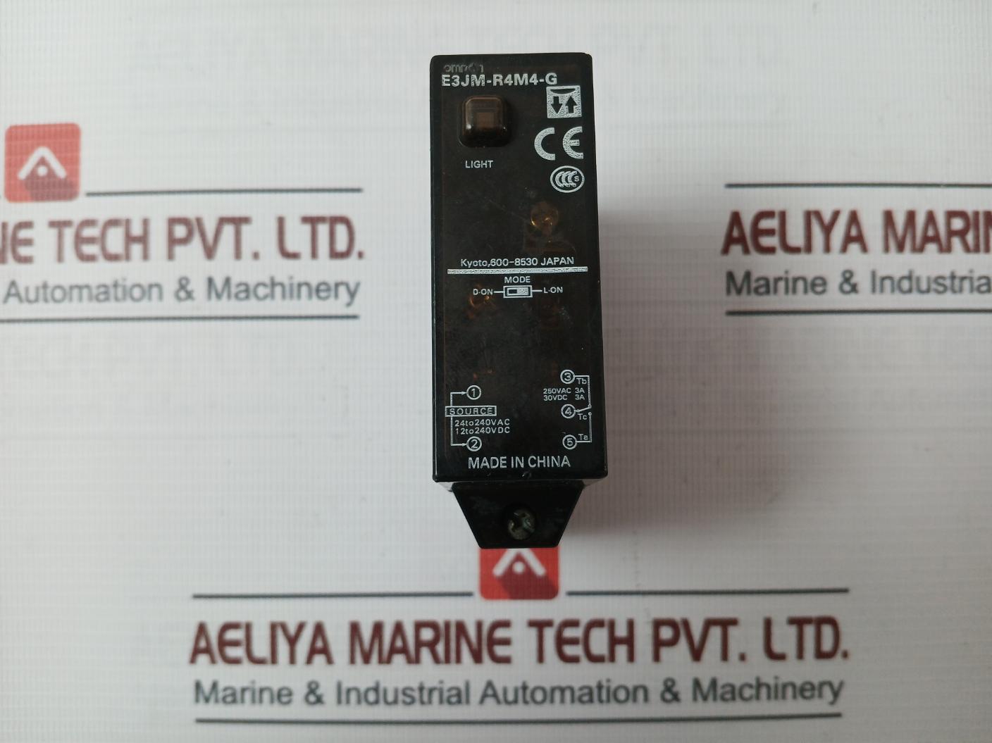 Omron E3Jm-r4M4-g Photoelectric Sensor 250Vac 3A 24 To 240 Vac