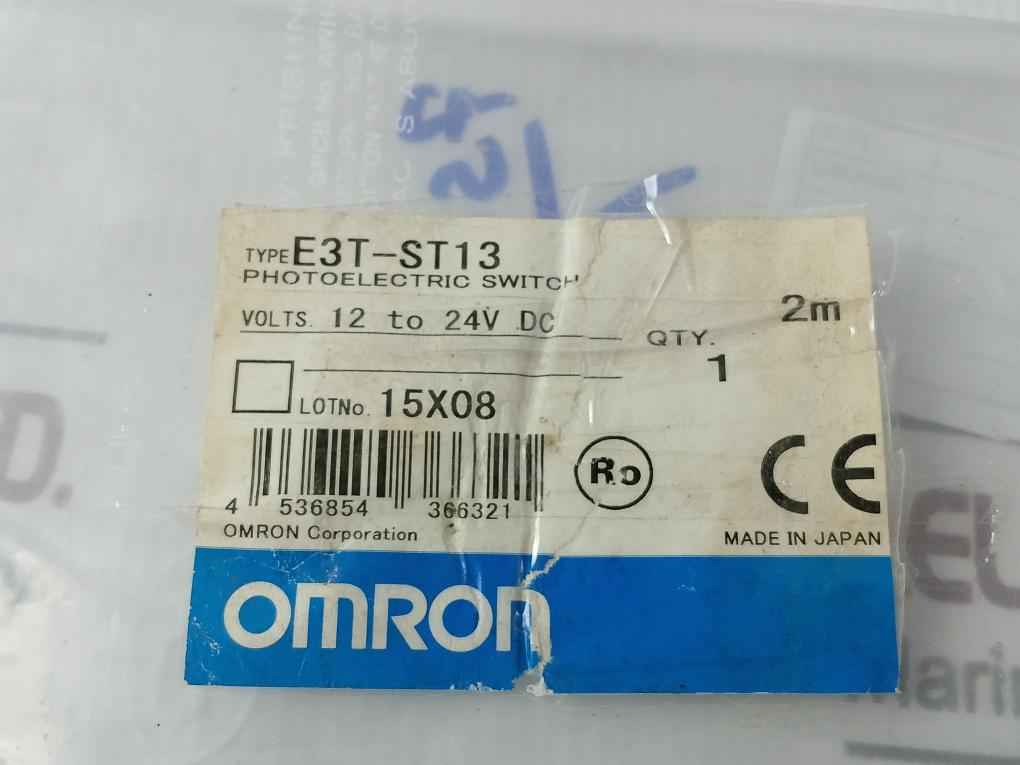 Omron E3T-st13 Photoelectric Switch 12 To 24V Dc
