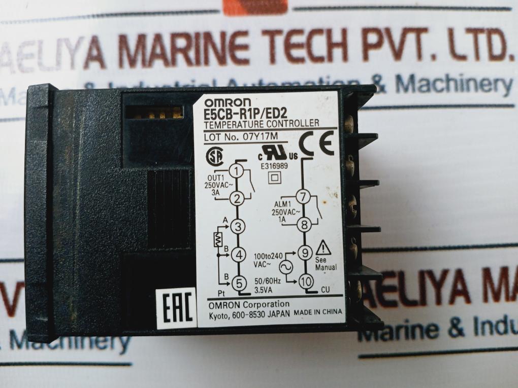 Omron E5Cb-r1P/Ed2 Temperature Controller 100-240Vac