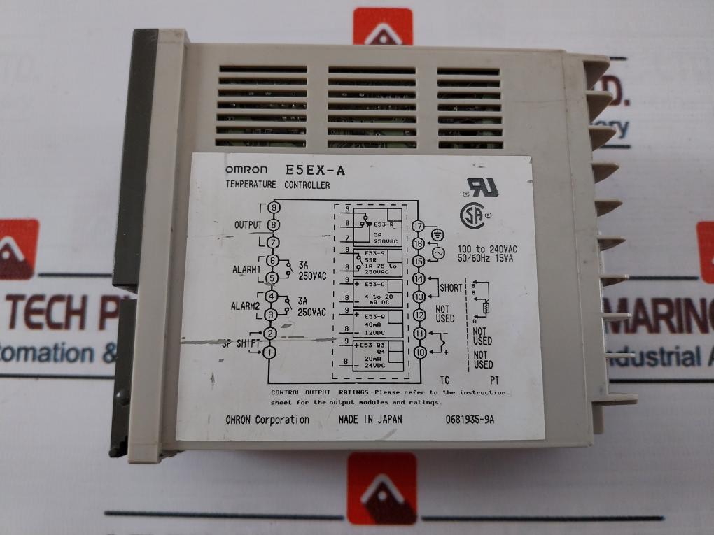 Omron E5Ex-a Temperature Controller 100 To 240Vac