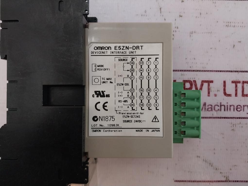 Omron E5Zn-drt Devicenet Interface Unit 24Vdc-max.2.2A 70N0
