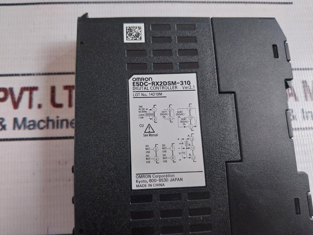 Omron E5dc-rx2dsm-310 Digital Controller 50/60hz