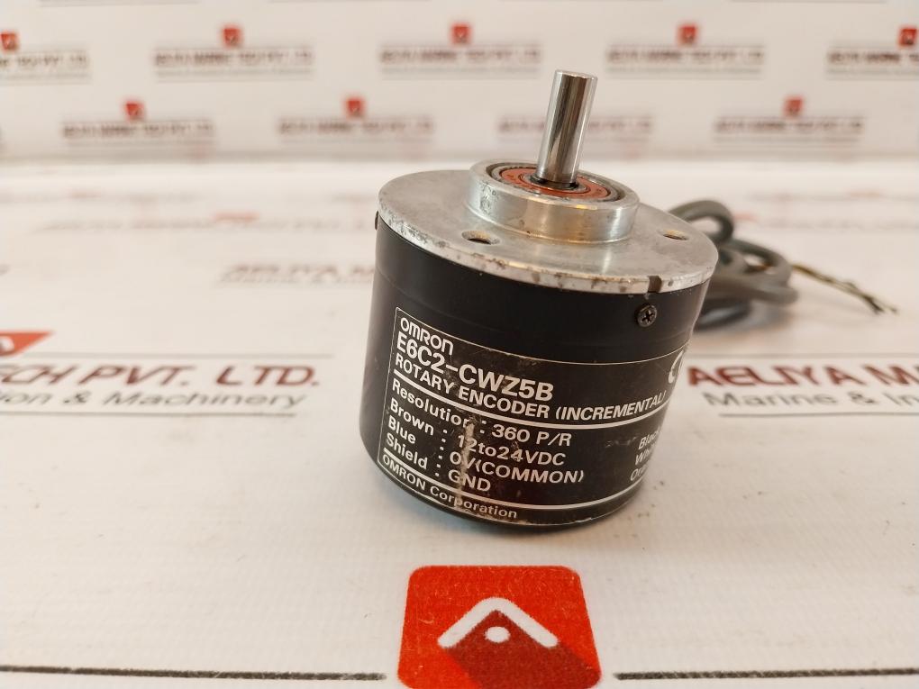 Omron E6C2-cwz5B Rotary Encoder 360 P/R 12 To 24Vdc 626Lu