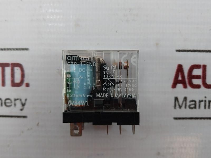 Omron G2R-1-snd 24Vdc Power Relay 5Pins 10A 250Vac