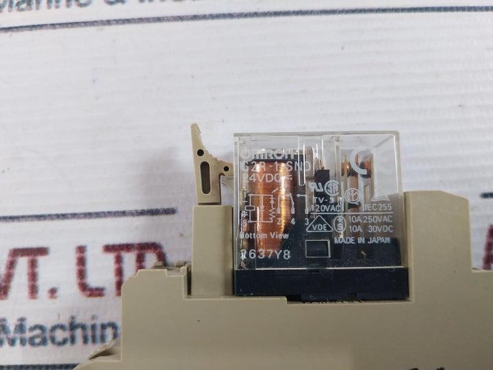 Omron G2R-1-SND Power Relay With Socket Base