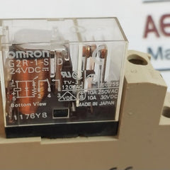 Omron G2R-1-SND Relay With Socket 10X7W3 24VDC 10A 250VAC/10A 30VDC