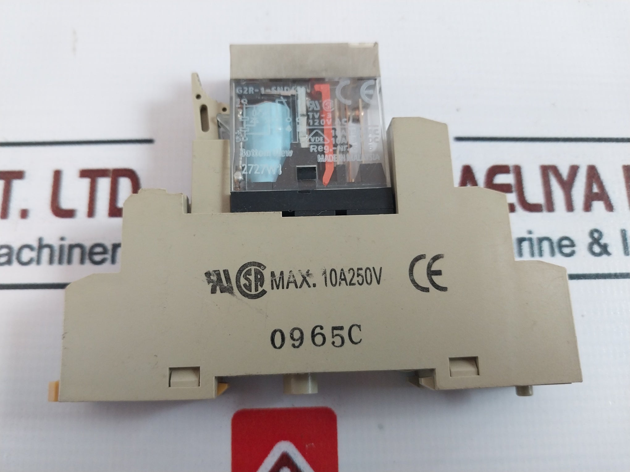 Lot of 3X Omron G2R-1-SND (S) Plug-In Relay With Socket 24V DC