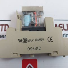 Lot of 3X Omron G2R-1-SND (S) Plug-In Relay With Socket 24V DC