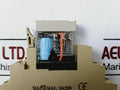 Lot of 3X Omron G2R-1-SNI (S) Relay with Base 120VAC MAX 10A 250V, 24V DC