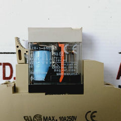 Lot of 3X Omron G2R-1-SNI (S) Relay with Base 120VAC MAX 10A 250V, 24V DC