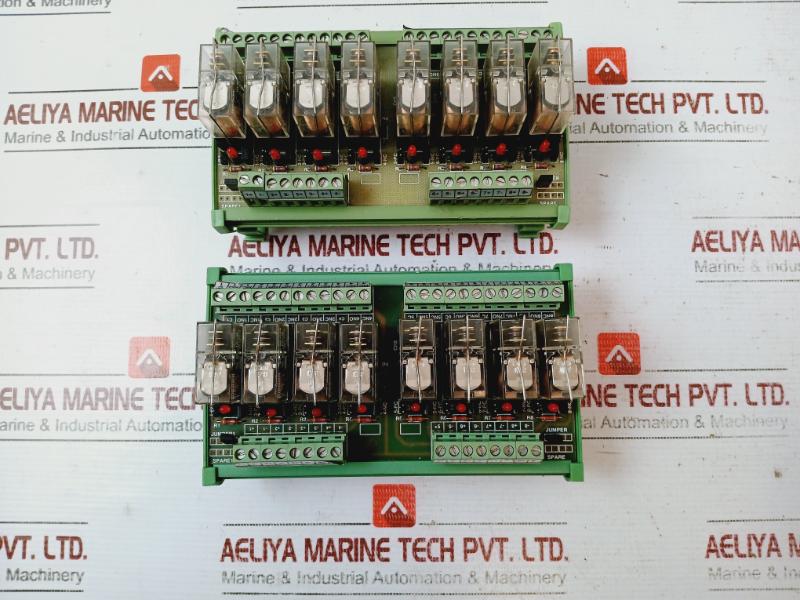 Omron G2R-1 8 Relays Board Interface Module 03X1W1 120VC