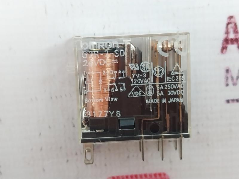 Omron G2R-2-sd General Purpose Relays 5A 250Vac