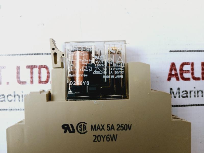 Omron G2R-2-sn-ap3 General Purpose Plug In Relay 24V Dc 5A 250Vac
