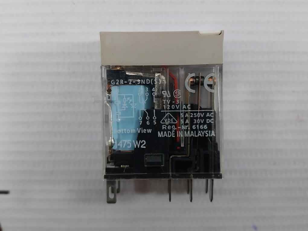 Omron G2R-2-snd(S) General Purpose Relay 24Vdc 5A 250Vac