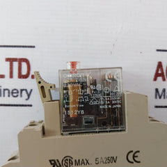 Omron G2R-2-sni/G2R-2-sn1 Plug-in Relay W/ Socket P2Rf-05-e/ P2Rf-08-e 5A 120Vac