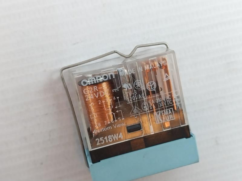 Omron G2R-2 Relay 24Vdc Tv-3 5A 30V Dc 250V Ac 120Vac