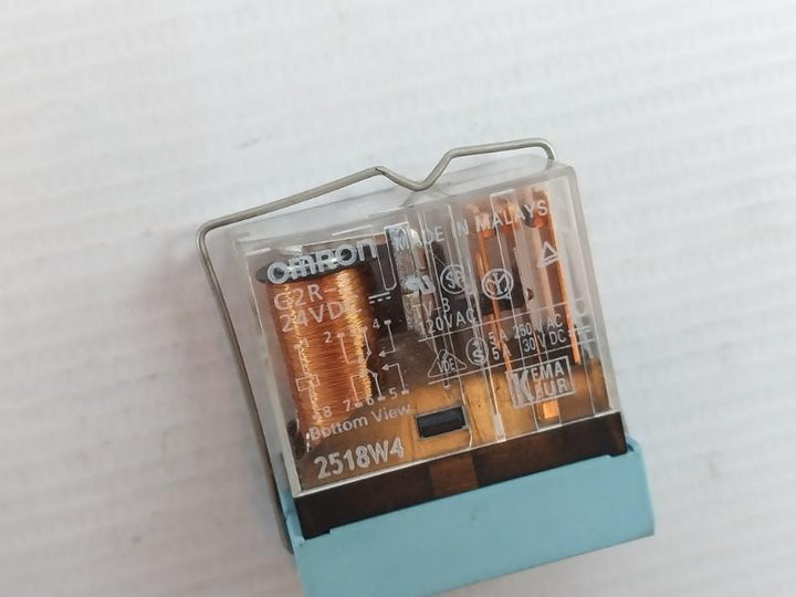 Omron G2R-2 Relay 24Vdc Tv-3 5A 30V Dc 250V Ac 120Vac