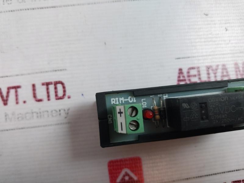 Omron G2Rl-1 1-channel Relay Module 0796W5 24Vdc
