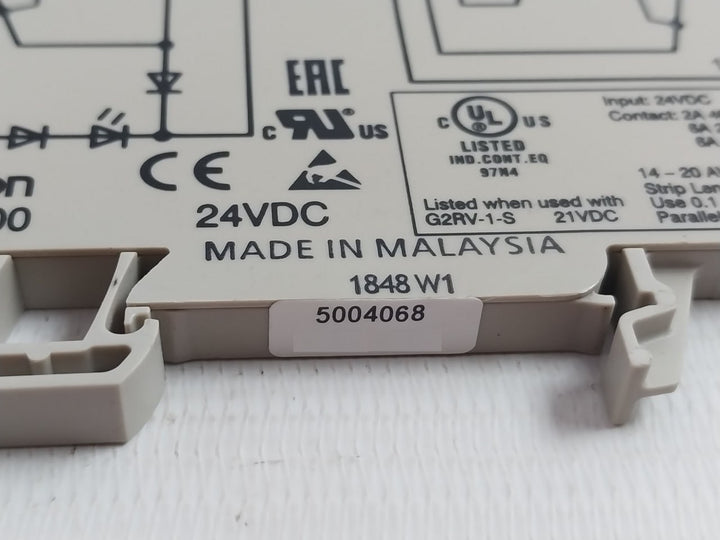 Omron G2Rv-sl500 Interface Relay Use 0.1 In Or 2.5Mm