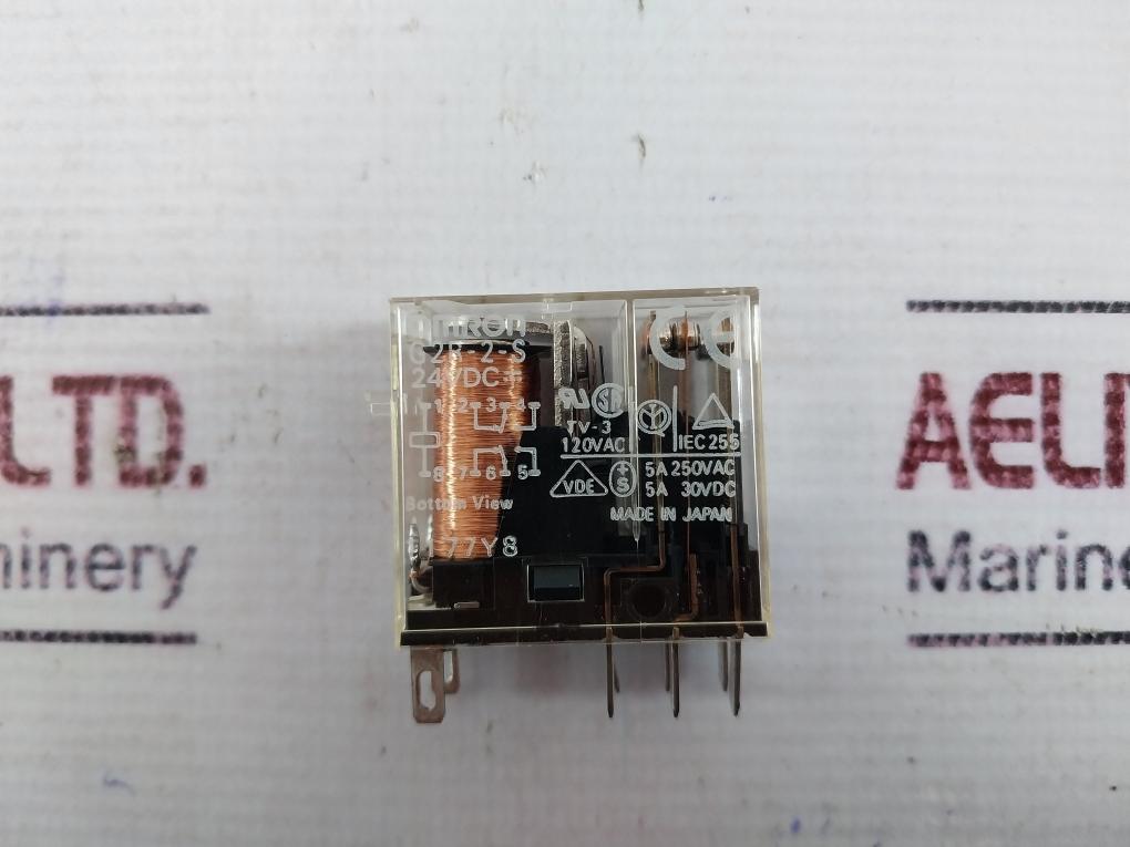 Omron G2r-2-s Relay 24vdc 5a 250vac