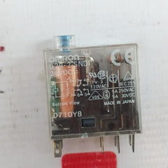 Omron G2r-2-sndi Relay 24vdc Sno-6c 120vac, 5a 250vac 30vdc