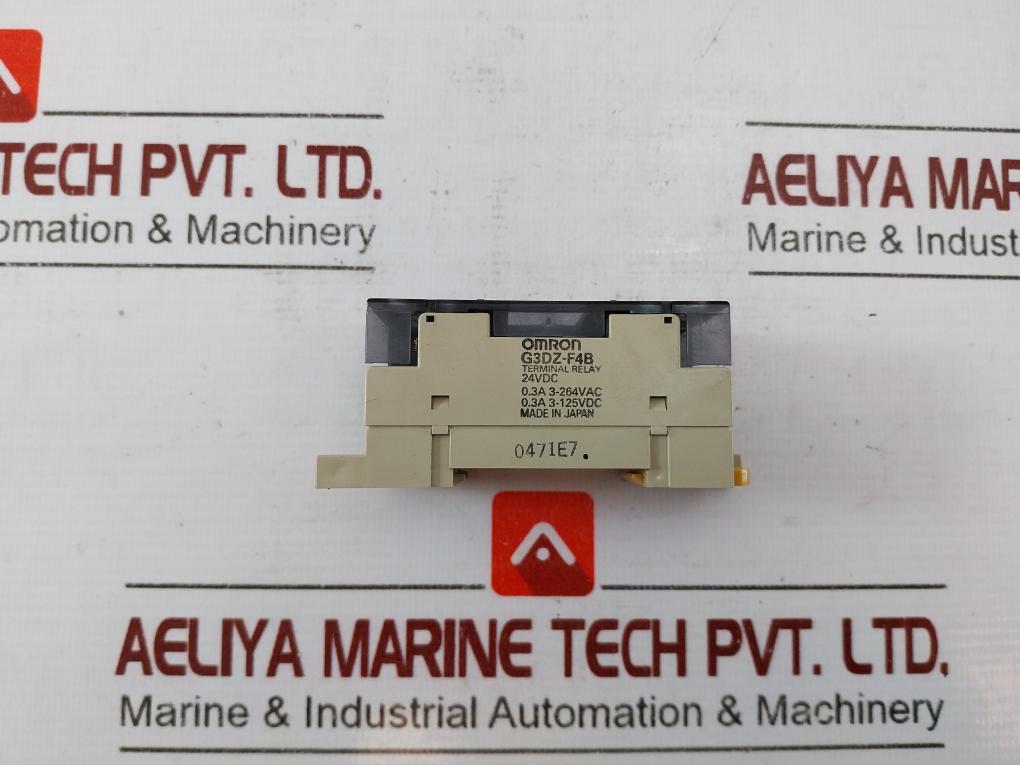 Omron G3Dz-f4B Terminal Relay 24Vdc 0.3A 3-264Vac 0.3A 3-125Vdc 0471E7