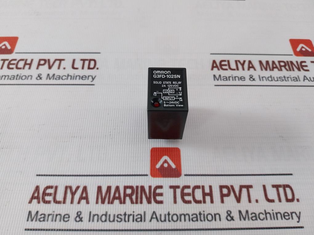 Omron G3Fd-102Sn Solid State Auxiliary Relay 2A 125Vdc 1Ss-1-000-003 5-24Vdc