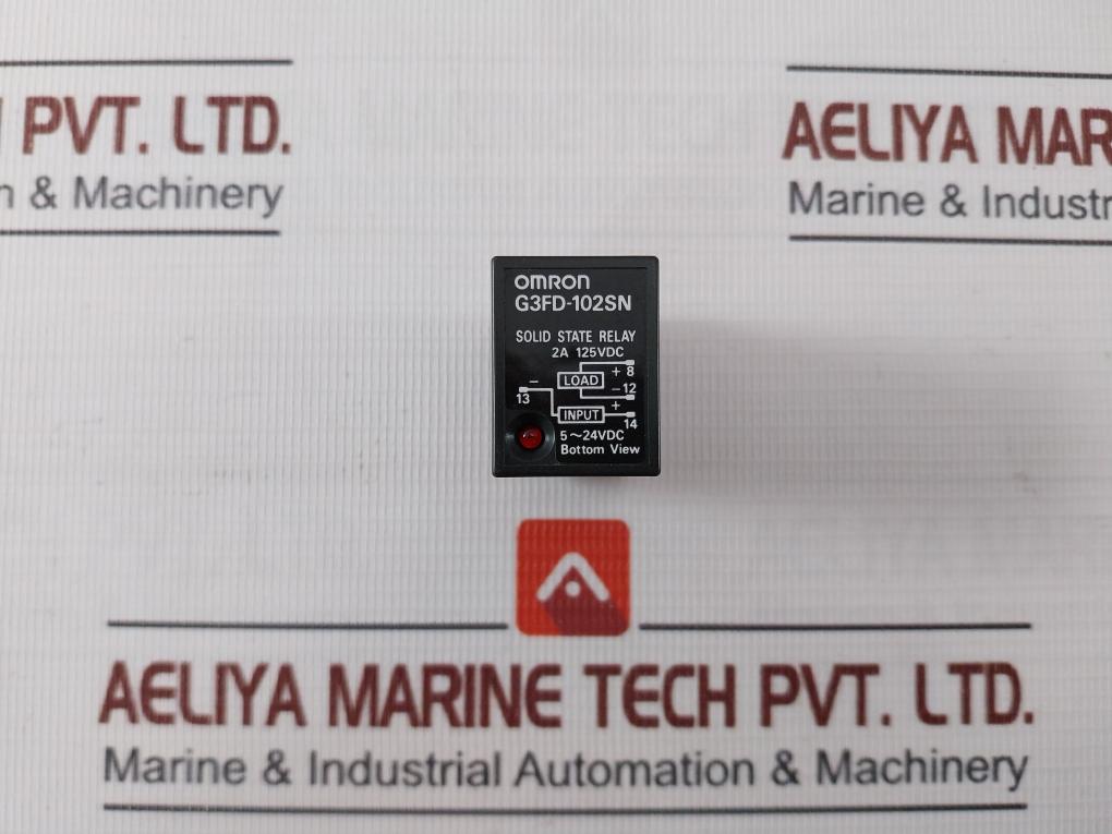 Omron G3Fd-102Sn Solid State Auxiliary Relay 2A 125Vdc 1Ss-1-000-003 5-24Vdc