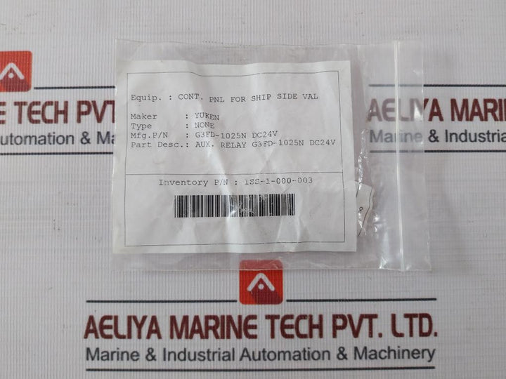 Omron G3Fd-102Sn Solid State Auxiliary Relay 2A 125Vdc 1Ss-1-000-003 5-24Vdc