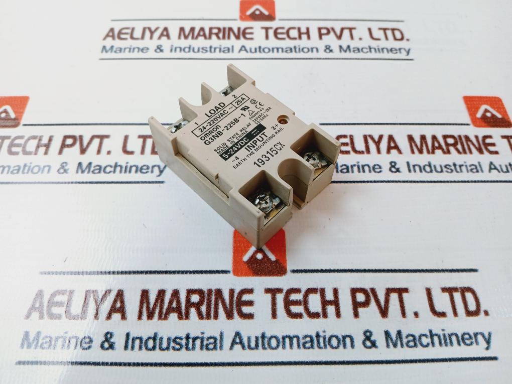 Omron G3Nb-225B-1 Solid State Relay 25A 24-220Vac~