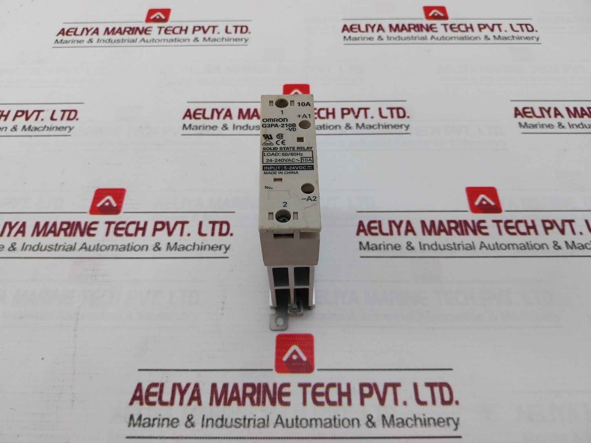 Omron G3Pa-210B-vd Solid State Relay 50/60 Hz 24-240Vac 10A