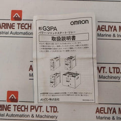 Omron G3Pa-220B-vd Solid State Relay 24-240Vac 20A 50/60Hz