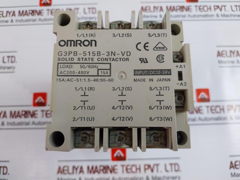 Omron G3Pb-515B-3N-vd Solid State Contactor 50/60Hz 25107Ep