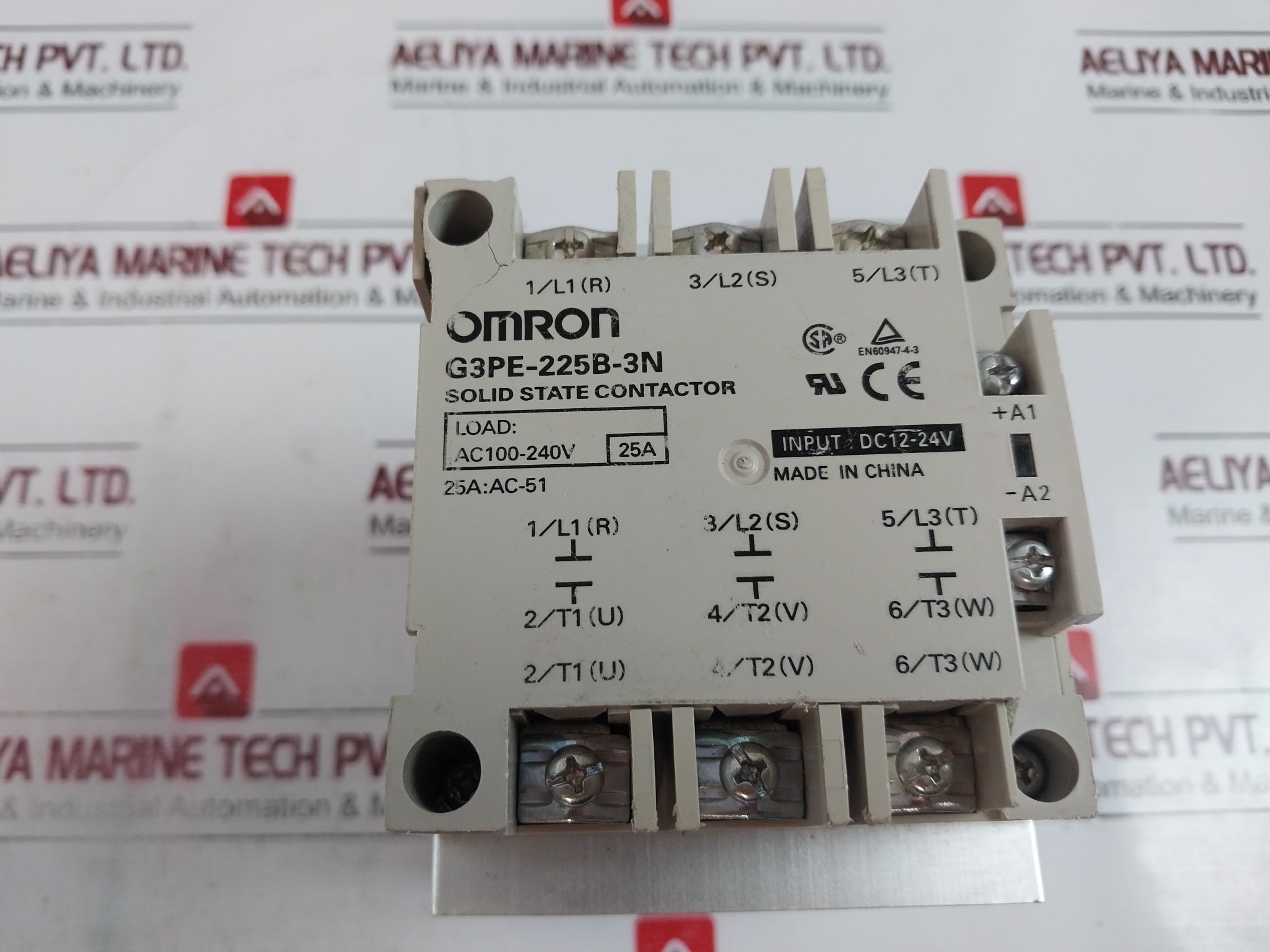 Omron G3Pe-225B-3N Solid State Contactor Dc12-24V