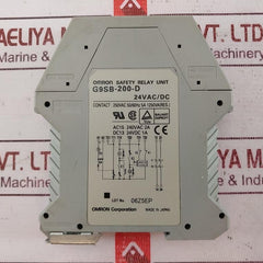 Omron G9Sb-200-d Safety Relay Unit 24Vac/Dc 250Vac 50/60Hz 5A