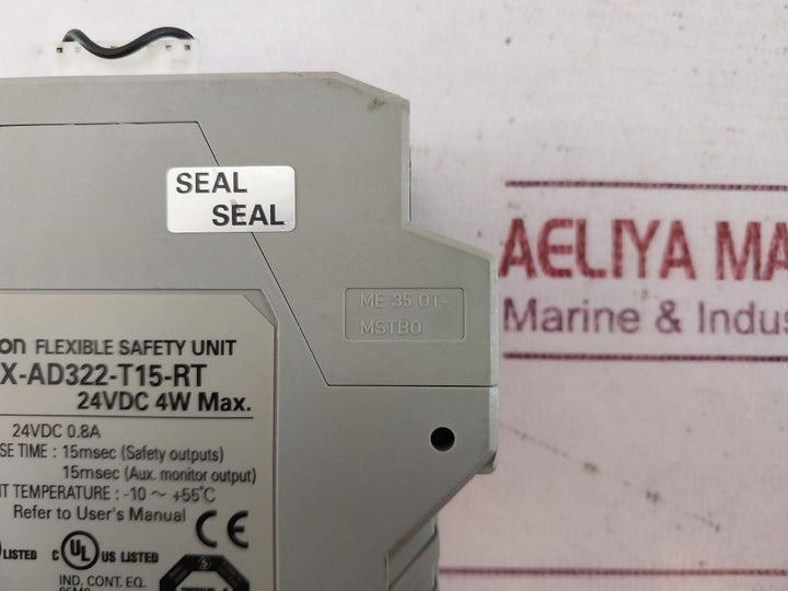 Omron G9Sx-ad322-t15-rt Flexible Safety Unit 24Vdc 4W 0.8A 15Msec