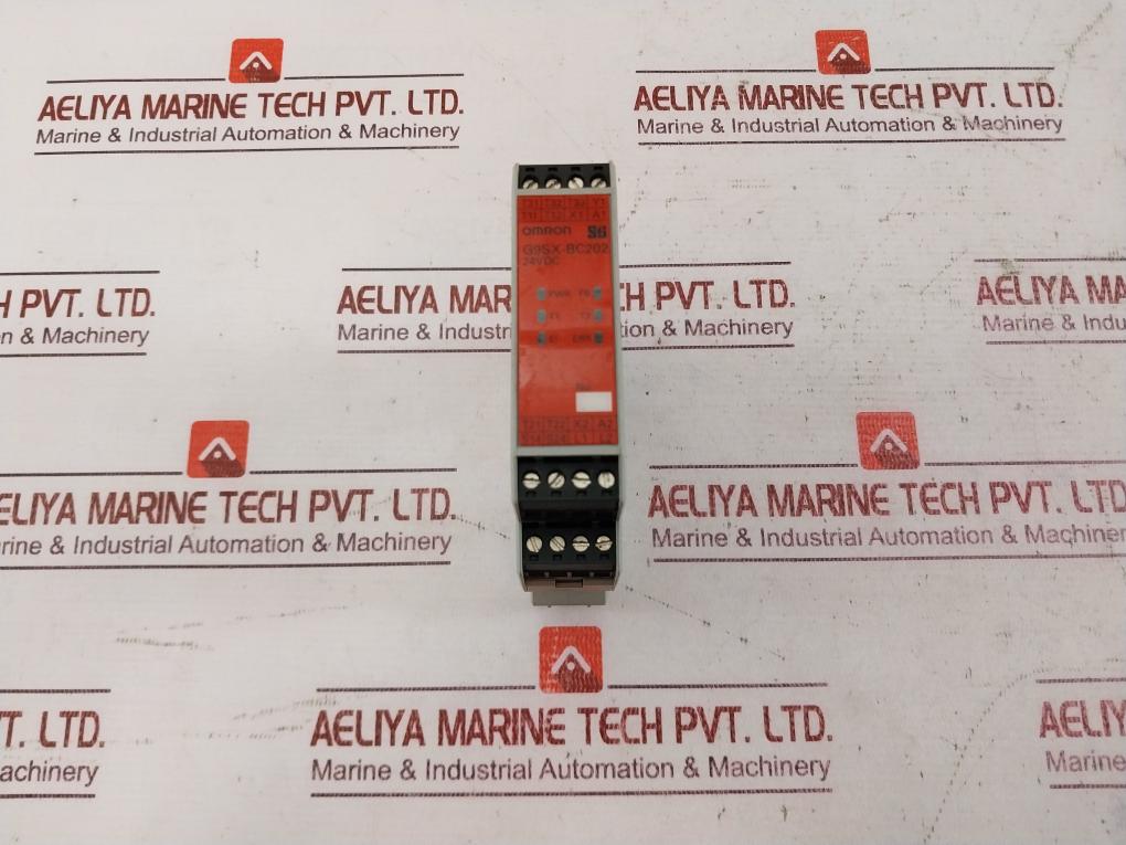 Omron G9Sx-bc202-rt Flexible Safety Unit 24Vdc 0.8A 3W 15Msec