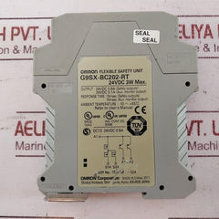 Omron G9Sx-bc202-rt Flexible Safety Unit 24Vdc 0.8A 3W 15Msec
