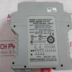 Omron G9Sx-gs226-t15-rt Flexible Safety Unit 24Vdc 5W Max 15Msec